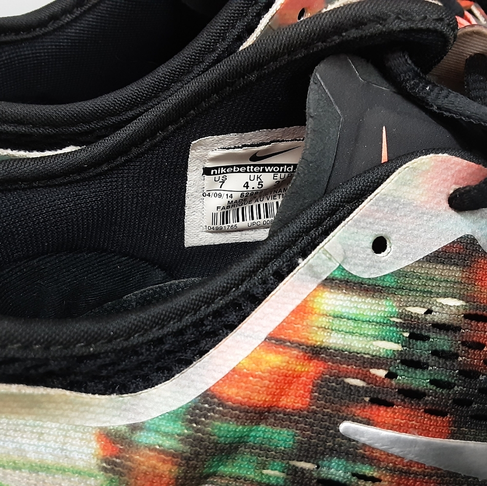 Nike Free Flyknit 5.0 Women's Multi Colored Sneakers Size 7 - Picture 14 of 16